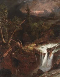 The Clove - A Storm Scene in the Catskill Mountains