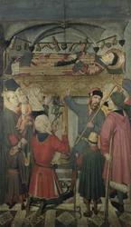Exorcism of a Possessed Man Beneath the Tomb of St. Vincent of Saragossa
