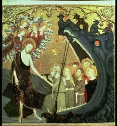Panel of the Descent into Limbo, from the altarpiece of the convent of Santo Sepulchro, Zaragoza