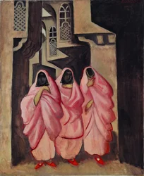 Three Women on the Street of Baghdad