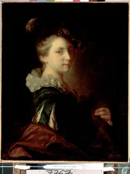 Young Woman in theatre dress
