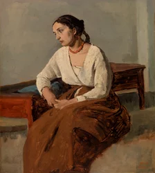 Melancholy Italian Woman (Rome)