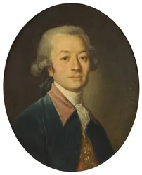 Portrait of a Man in Blue