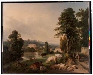 Landscape with Cows
