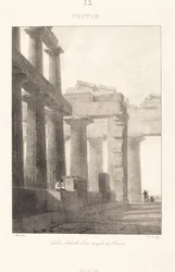 Side Gallery of a Temple at Paestum