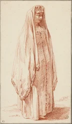 A Woman in Russian Dress
