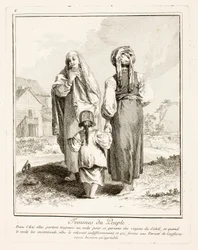 Women of the People, Plate Six from Divers Habillements des Peuples du Nord
