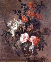 Still Life, Lilies and Other Flowers