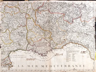 Spain (Autonomous Community: Catalonia), France (Region: Burgundy, Franche-Comté, Auvergne, east Midi-Pyrénées, Languedoc-Roussillon, Rhône-Alpes, Provence-Alpes-Côte d