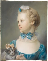 Girl with Cat