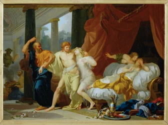Socrates Dragging Alcibiades from the Arms of Voluptuous Pleasure