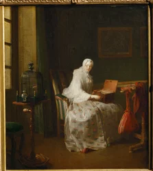 The Serinette, also called Lady Varying Her Amusements