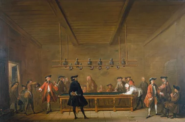 The Billiard Game, ca. 1720