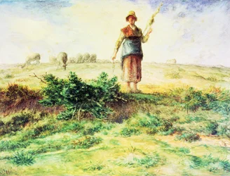 A Shepherdess and Her Flock
