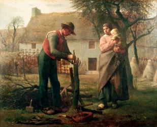 Peasant Grafting a Tree