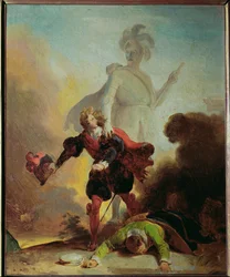 Don Juan and the Statue of the Commander
