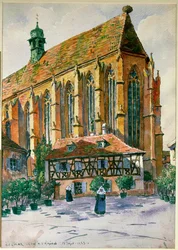 Courtyard of the Hospital in Colmar