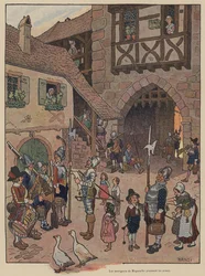 The burghers of Riquewihr called to arms