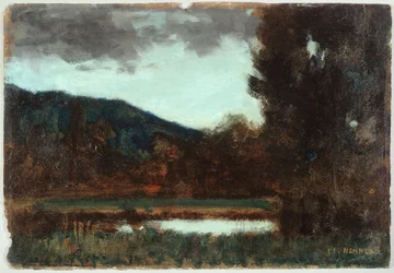 Landscape of Alsace, Twilight, between 1879 and 1888