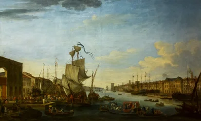 Embarkation of the Expeditionary Corps of Menorca at the Port of Marseille under the Orders of Marshal of Richelieu