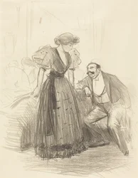 At an Evening Party