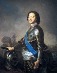 Portrait of Peter I known as Peter the Great