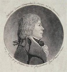Sebastien Demar (1763-1832) engraved by Gilles-Louis Chretien (1754-1811)