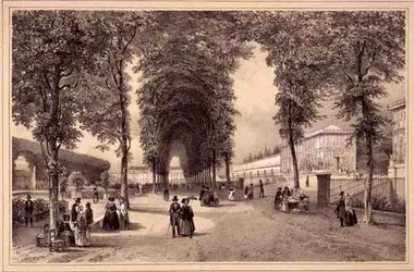 A View of the Jardins des Plantes, published by Auguste Bry
