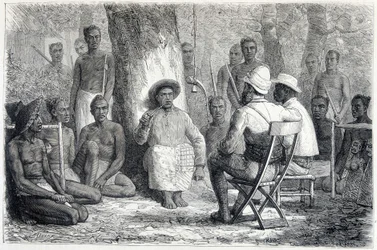 Cameron Expedition Visit to Kattendé - in Tour du Monde