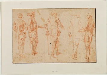 Five Standing Men