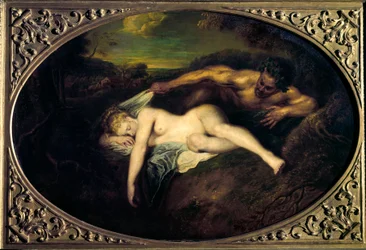Nymph and Satyr or Jupiter and Antiope