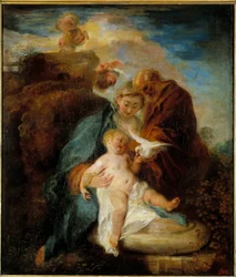 The Holy Family, the Rest During the Flight to Egypt