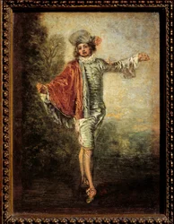 The Indifferent. Circa 1717. 0.25 x 0.19 m. Louvre Museum, Paris