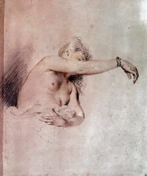 Woman Naked, Arm Raised