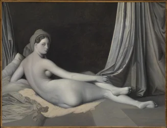 Odalisque in Grisaille