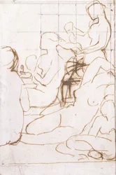 Study for The Turkish Bath