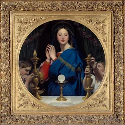 The Virgin Worshipping the Host