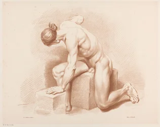 Seated Naked Man