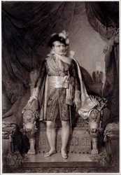 Portrait of Napoleon I in a Wedding Suit with Marie Louise of Austria
