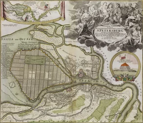 Map of Petersburg Saint Petersburg master plan
