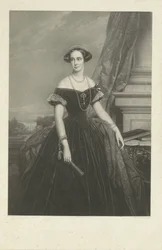 Portrait of Louisa Augusta Wilhelmina Amalia of Prussia, Wife of Prince Frederick after Nic. De Keyser