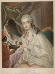 Jeanne Bécu, Comtesse Du Barry, and Her Servant Zamor