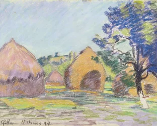 Haystacks at Saint-Cheron