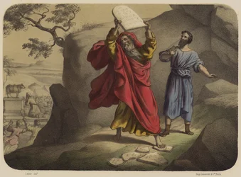 Moses Breaks the Tablets of the Law