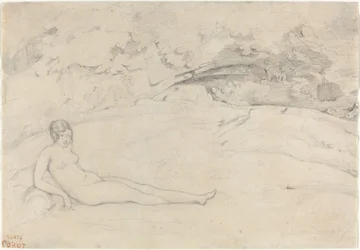 A Nude Reclining in a Landscape