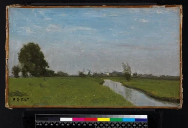 Dutch Landscape in Holland, 1854