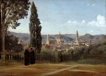 Florence, View from the Boboli Gardens, 1835-1840