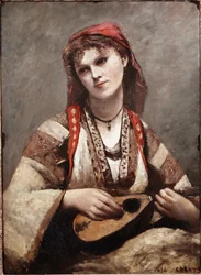 Gypsy with Mandolin