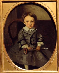 Portrait of Maurice Robert (1853-1925), son of Francois Robert, friend of Corot