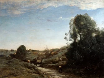 The Horsecart, Memory of Marcoussis near Montlhery, 1855